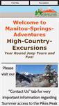 Mobile Screenshot of manitou-springs-adventures.com